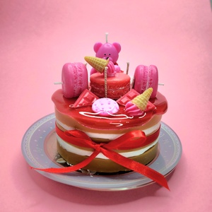 Lumanare Tort  Teddy s Coockie Party - Artynos.ro