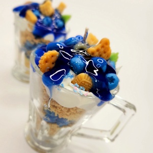 Lumanare Blueberries and Coockie Desert - casă & stil de viață - lumânări, parfumuri, arome - suport de lumânări - Artynos.ro