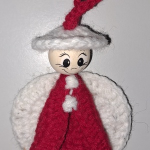 Ingerasi crosetați - crăciun - decorațiuni de crăciun de casă - figurine pentru pomul de crăciun - Artynos.ro