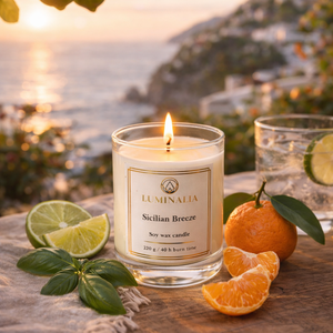 Lumanare 220g Sicilian Breeze, Casa & Stil de viata, Lumanari, parfumuri, arome, Ceara parfumata, , ARTYNOS