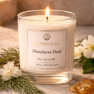 Lumanare 220g Himalayan Dusk  - casă & stil de viață - lumânări, parfumuri, arome - felinar cu lumânare - Artynos.ro
