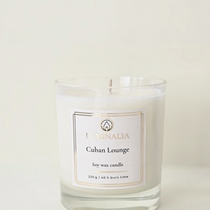 Lumanare 220g Cuban Lounge  - casă & stil de viață - lumânări, parfumuri, arome - felinar cu lumânare - Artynos.ro