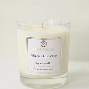 Lumanare 220g Alsacian Christmas  - casă & stil de viață - lumânări, parfumuri, arome - felinar cu lumânare - Artynos.ro