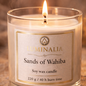 Lumanare 220g Sands of Wahiba  - casă & stil de viață - lumânări, parfumuri, arome - felinar cu lumânare - Artynos.ro