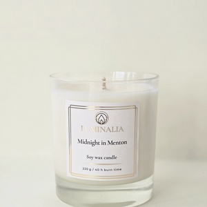 Lumanare 220g Midnight in Menton  - casă & stil de viață - lumânări, parfumuri, arome - ceară parfumată - Artynos.ro