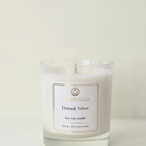 Lumanare 220g Damask Velvet  - casă & stil de viață - lumânări, parfumuri, arome - felinar cu lumânare - Artynos.ro