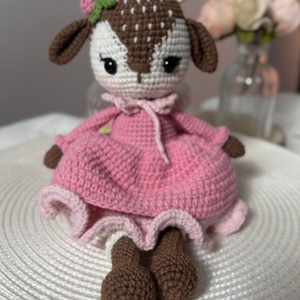 Păpușă croșetată handmade � Lunahandmade - jucării și echipamente pentru copii - plușuri - păpușă croșetată, păpușă de pluș - Artynos.ro