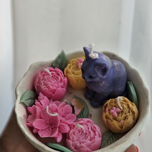 Lumânare Purple cat - casă & stil de viață - lumânări, parfumuri, arome - lumânări artizanale - Artynos.ro