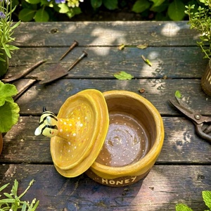 Bol handmade din lut pentru bijuterii sau decor - bijuterii - suporturi și cutii de bijuterii - cutii de bijuterii - Artynos.ro