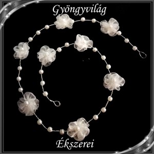 Bijuterii, ornamente de par, catarame de par: nunta, mireasa, ornament de par casual, S-H-FÜ01-60 60cm, , , *S-H-FÜ01-60

Alb margele de ceara si organza hairband .
 
Lungimea totala a impletiturii: 60cm

Pu..., ARTYNOS