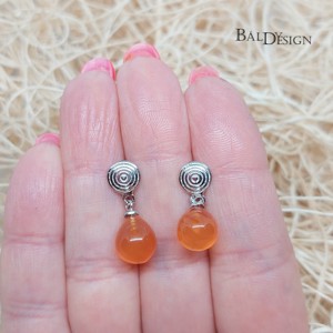 Cercei din argint cu carnelian, , , ARTYNOS