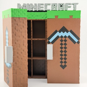  Suport pentru figurină Minecraft Kinderjoy, versiune deschisă - casă & stil de viață - decorațiuni de casă - decorațiuni de masă și rafturi - boluri decorative - Artynos.ro