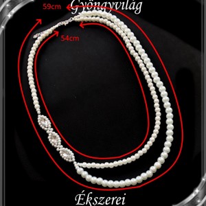Nunta, mireasa, set de bijuterii casual, SSZE925-TEK02-1-2 WHITE -  - Artynos.ro