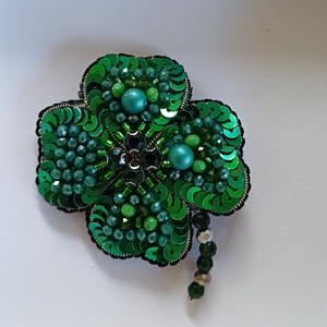 Brosa trifoi cu patru foi, Bijuterii, Brose, , ARTYNOS