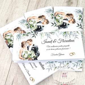 Plic de bani nunta cu miri - Artynos.ro