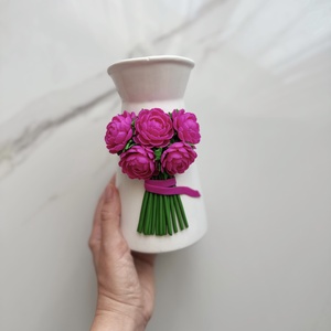 Vaza cu bujori - casă & stil de viață - accesorii pentru decorat casa - suport de flori - vaze - Artynos.ro