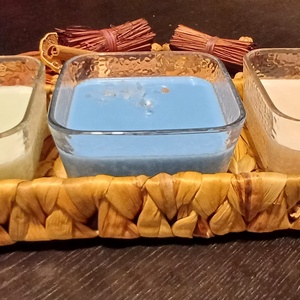 Lumanare cu pietre semipretioase si cafea - Artynos.ro