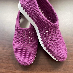 Espadrile crosetate - îmbrăcăminte și modă - pantofi, papuci, șosete - încălzitor picioare - Artynos.ro