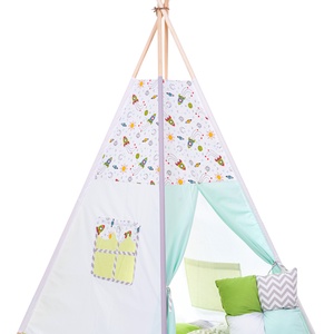 Cort TeePee Rachete, Jucării și echipamente pentru copii, Corturi, căsuțe de copii, Patchwork, matlasare, Țesătură, ARTYNOS