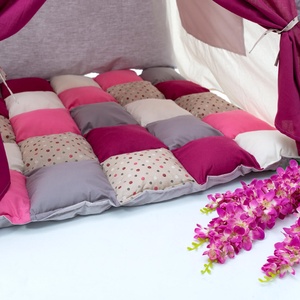 Cort TeePee Fucsia - jucării și echipamente pentru copii - corturi, căsuțe de copii - Artynos.ro