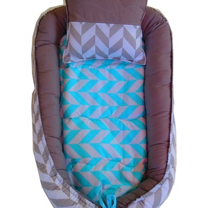 Set Baby Nest Si Pernuta, Turcoaz, Casă & Stil de viață, Echipament pentru camera copiilor, Cuib pentru copii, , ARTYNOS