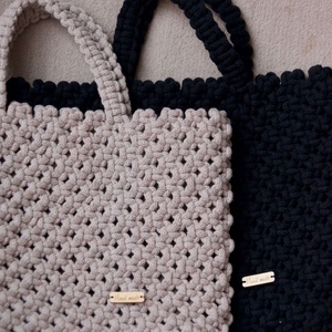 Geanta handmade impletita - geantă și husă - genți de umăr și genți de mână - genți casual, genți de mână - Artynos.ro