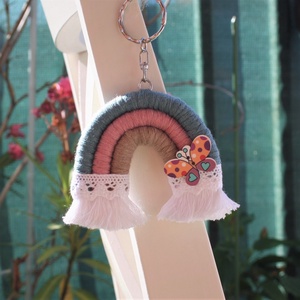 Breloc curcubeu macrame, Geanta si husa, Accesorii genti, Breloc, Impletitura, ARTYNOS