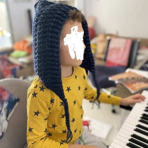 Caciula tip gluga (hoodie) - îmbrăcăminte și modă - eșarfe, pălării, fularuri - căciulă - Artynos.ro