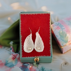 Cercei crosetati - bijuterii - cercei - cercei croșetați - Artynos.ro