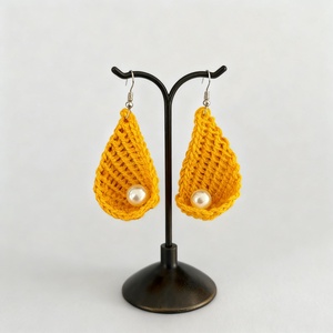 Cercei crosetati - bijuterii - cercei - cercei croșetați - Artynos.ro