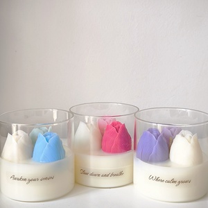 Lumânare Petal Glow  - casă & stil de viață - lumânări, parfumuri, arome - ceară parfumată - Artynos.ro