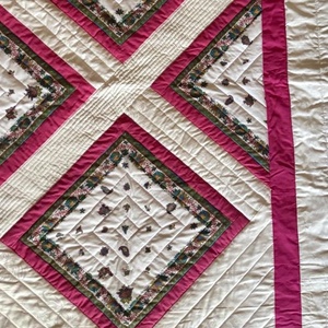 Cuvertura Patchwork Rosewood  - casă & stil de viață - textile de casă - cuvertură de pat - Artynos.ro