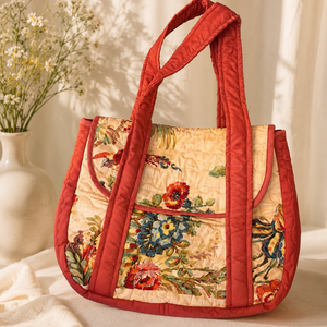 Geanta Patchwork - Belle jardin - genți și portofele - genți de mână și umăr - geantă casual - Artynos.ro