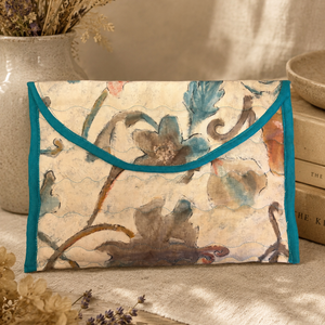 Geanta Patchwork cu organizator detasabil - Aquarelle - genți și portofele - geantă pentru cumpărături - totebaguri - Artynos.ro