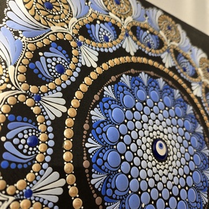 Mandala Evil Eye - arte vizuale și accesorii  - picturi - pictură acrilică - Artynos.ro