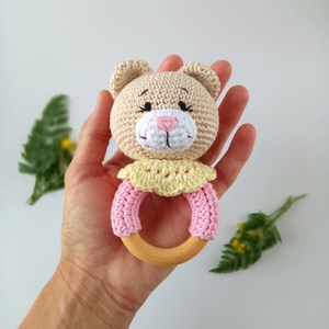 Set jucării croșetate ursuleț Mia - jucării și echipamente pentru copii - plușuri - păpușă croșetată, păpușă de pluș - Artynos.ro