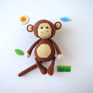 Jucărie croșetată maimuțica Cici - Artynos.ro