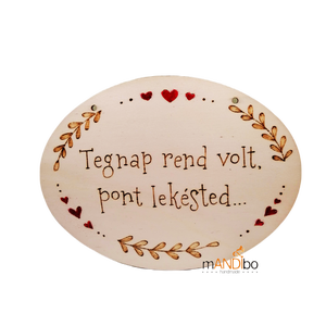 Tablita pirogravata haioasa, Casa & Stil de viata, Accesorii pentru decorat casa, Decoratiuni de pereti, decoratiuni suspendate, Decoratiuni suspendate, Gravare, pirogravura, Prelucrarea lemnului, ARTYNOS