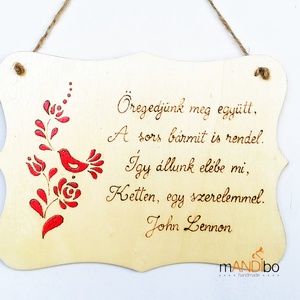 Tablita pirogravata persoalizabila cu citat, Accesorii nunta, Materiale decor pentru nunta, Tablouri si indicatoare nunta, Gravare, pirogravura, Prelucrarea lemnului, ARTYNOS