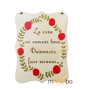 Tablita pirogravata - regulile casei , Casă & Stil de viață, Accesorii pentru decorat casa, Picturi murale, Artă de perete din lemn, Gravare, pirogravură, Prelucrarea lemnului, ARTYNOS