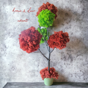 Copac licheni multicolor,inaltime 60 cm  - casă & stil de viață - accesorii pentru decorat casa - decorațiuni de pereți, decorațiuni suspendate - decorațiuni cu licheni - Artynos.ro
