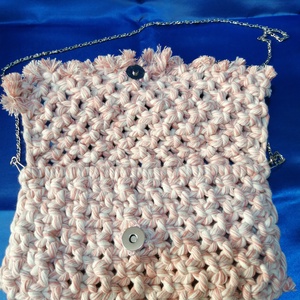 Geantă plic macrame  - genți și portofele - genți de mână și umăr - geantă casual - Artynos.ro