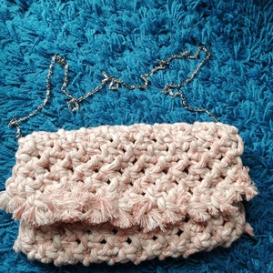 Geantă plic macrame  - genți și portofele - genți de mână și umăr - geantă casual - Artynos.ro