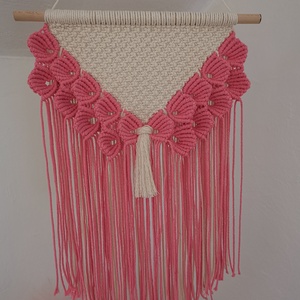 Decor perete macrame flori - casă & stil de viață - accesorii pentru decorat casa - decorațiuni de pereți, decorațiuni suspendate - decorațiuni perete, macramé - Artynos.ro