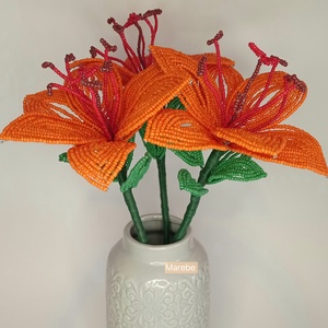 Crin decorativ realizat din mărgele - casă & stil de viață - decorațiuni de casă - accesorii florale - flori la fir - Artynos.ro