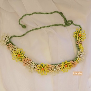 Coroniță premiere cu flori din mărgele  - îmbrăcăminte și modă - accesorii păr - bandă de păr și agrafe păr - Artynos.ro