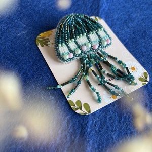Brosa meduza, Bijuterii, Brosa, insigne, Insigne, , ARTYNOS