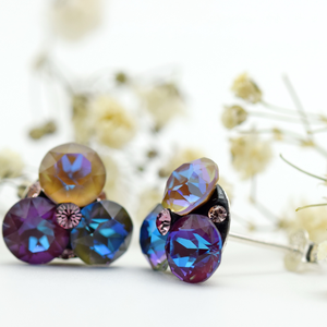 Cercei handmade Trio Chaton � Argint 925, Bijuterii, Cercei, Cercei din argint, Confectionarea bijuteriilor, ARTYNOS