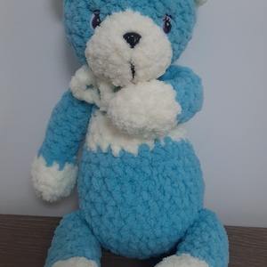 Ursulet crosetat - jucării și echipamente pentru copii - plușuri - ursuleț de pluș - Artynos.ro