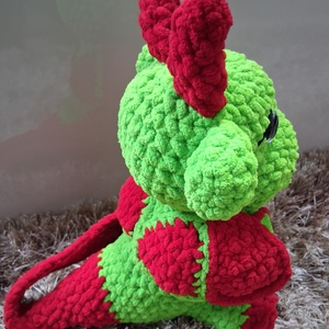 Dragon crosetat - jucării și echipamente pentru copii - plușuri - figurine de pluș - Artynos.ro
